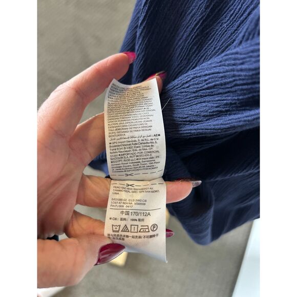 Old Navy Cold Shoulder Crepe Fabric Lightweight Top Size XL - Picture 11 of 12